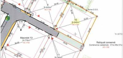 Terrain à Cologne en Gers (32) de 645 m² à vendre au prix de 65000€ - 1