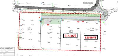 Terrain à Sainte-Marie-de-Gosse en Landes (40) de 810 m² à vendre au prix de 134800€ - 1