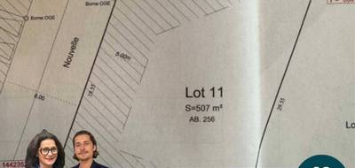 Terrain à Sablé-sur-Sarthe en Sarthe (72) de 507 m² à vendre au prix de 18924€ - 2