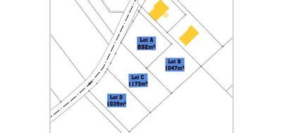 Terrain à Champigny en Rochereau en Vienne (86) de 892 m² à vendre au prix de 20900€ - 3