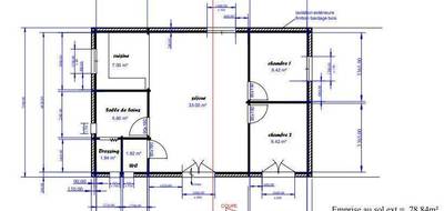 Terrain à Bach en Lot (46) de 1920 m² à vendre au prix de 84000€ - 1