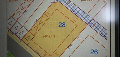 Terrain à Ginestas en Aude (11) de 389 m² à vendre au prix de 78000€ - 1