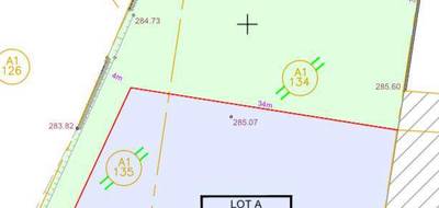 Terrain à Vinezac en Ardèche (07) de 1320 m² à vendre au prix de 85000€ - 2