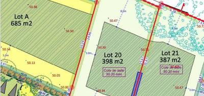 Terrain à Nivillac en Morbihan (56) de 398 m² à vendre au prix de 65000€ - 2