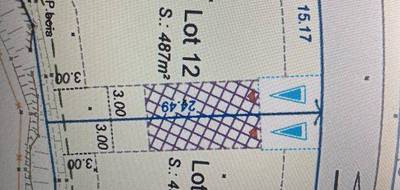 Terrain à Lézignan-Corbières en Aude (11) de 487 m² à vendre au prix de 79000€ - 2