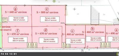 Terrain à Feurs en Loire (42) de 460 m² à vendre au prix de 46000€ - 4