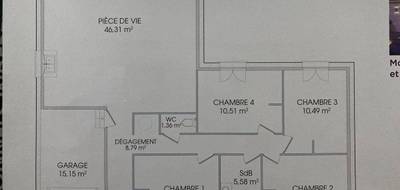 Terrain à Ginestas en Aude (11) de 675 m² à vendre au prix de 95000€ - 3