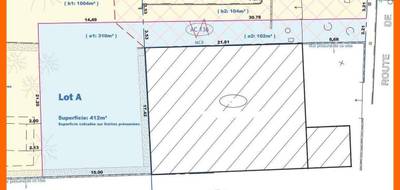 Terrain à Dagneux en Ain (01) de 411 m² à vendre au prix de 130000€ - 1