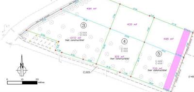 Terrain à Moussoulens en Aude (11) de 1566 m² à vendre au prix de 65000€ - 3