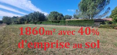 Terrain à Buzet-sur-Tarn en Haute-Garonne (31) de 1860 m² à vendre au prix de 190000€ - 2