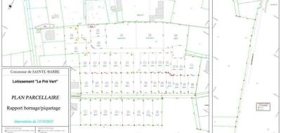 Terrain à Sainte-Barbe en Moselle (57) de 1256 m² à vendre au prix de 342380€ - 2