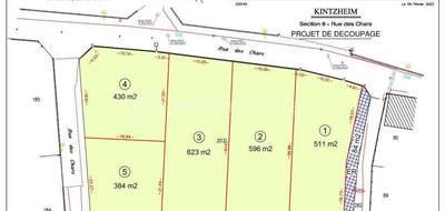 Terrain à Kintzheim en Bas-Rhin (67) de 814 m² à vendre au prix de 256500€ - 3