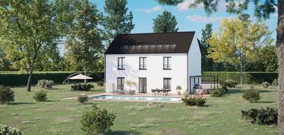 Terrain et maison à Châtres en Seine-et-Marne (77) de 601 m² à vendre au prix de 457574€ - 1