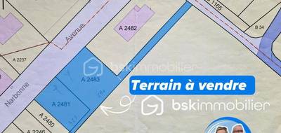 Terrain à Saint-Laurent-de-la-Cabrerisse en Aude (11) de 915 m² à vendre au prix de 90000€ - 1