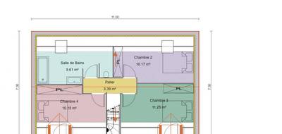 Terrain et maison à Us en Val-d'Oise (95) de 490 m² à vendre au prix de 446375€ - 4