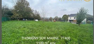 Terrain à Lagny-sur-Marne en Seine-et-Marne (77) de 1100 m² à vendre au prix de 235000€ - 2