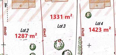 Terrain à Courdemanche en Eure (27) de 1287 m² à vendre au prix de 64990€ - 3