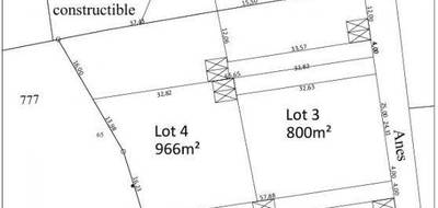 Terrain à Cerisy-la-Salle en Manche (50) de 966 m² à vendre au prix de 35000€ - 3