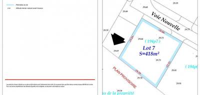 Terrain à Zuytpeene en Nord (59) de 418 m² à vendre au prix de 57000€ - 2