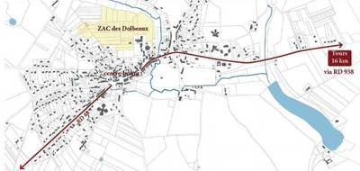 Terrain à Semblançay en Indre-et-Loire (37) de 431 m² à vendre au prix de 62000€ - 3