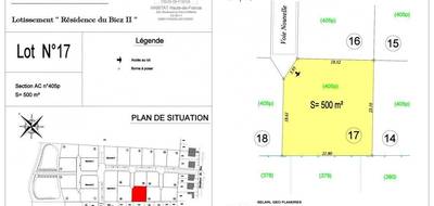 Terrain à Fleurbaix en Pas-de-Calais (62) de 500 m² à vendre au prix de 137000€ - 3