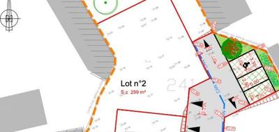 Terrain à Gévezé en Ille-et-Vilaine (35) de 299 m² à vendre au prix de 206000€ - 1