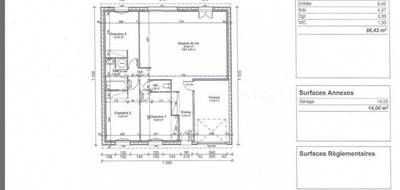 Terrain à Mazamet en Tarn (81) de 1343 m² à vendre au prix de 56500€ - 2