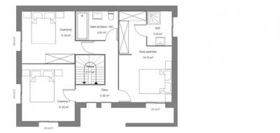 Terrain et maison à Saint-Jean-les-Deux-Jumeaux en Seine-et-Marne (77) de 1298 m² à vendre au prix de 334600€ - 4