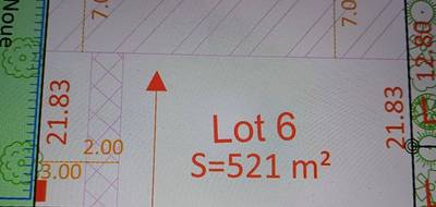 Terrain à Cozes en Charente-Maritime (17) de 521 m² à vendre au prix de 68000€ - 4