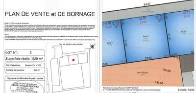 Terrain à Quistinic en Morbihan (56) de 529 m² à vendre au prix de 55100€ - 3