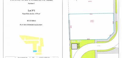 Terrain à Camblain-l'Abbé en Pas-de-Calais (62) de 579 m² à vendre au prix de 70900€ - 3