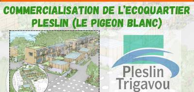 Terrain à Pleslin-Trigavou en Côtes-d'Armor (22) de 291 m² à vendre au prix de 99717€ - 1