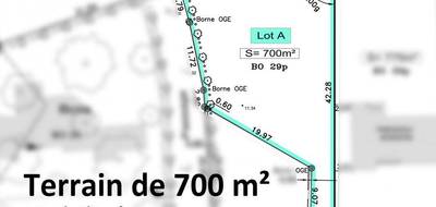 Terrain à La Chevrolière en Loire-Atlantique (44) de 700 m² à vendre au prix de 124000€ - 3