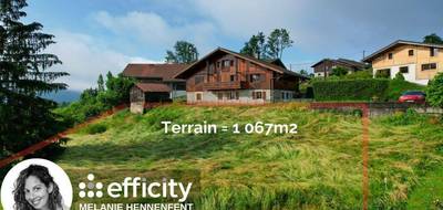 Terrain à Châtillon-sur-Cluses en Haute-Savoie (74) de 1067 m² à vendre au prix de 179000€ - 1