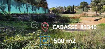 Terrain à Cabasse en Var (83) de 500 m² à vendre au prix de 107000€ - 1