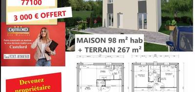 Terrain à Quincy-Voisins en Seine-et-Marne (77) de 595 m² à vendre au prix de 150000€ - 1