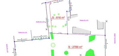 Terrain à Saint-Martin-de-Saint-Maixent en Deux-Sèvres (79) de 2789 m² à vendre au prix de 72450€ - 2