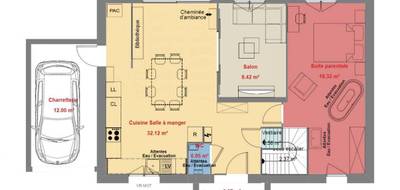 Terrain et maison à Châtres en Seine-et-Marne (77) de 612 m² à vendre au prix de 430634€ - 3