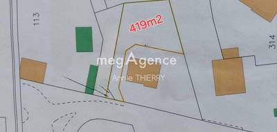 Terrain à Plouay en Morbihan (56) de 419 m² à vendre au prix de 81000€ - 1