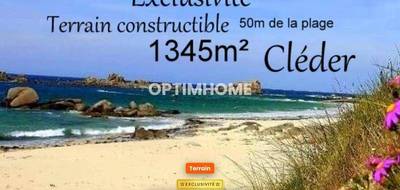 Terrain à Cléder en Finistère (29) de 1345 m² à vendre au prix de 143000€ - 1