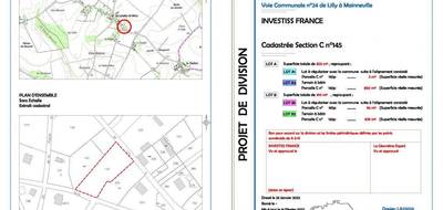 Terrain à Étrépagny en Eure (27) de 1728 m² à vendre au prix de 59000€ - 2