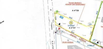 Terrain à Ners en Gard (30) de 533 m² à vendre au prix de 83000€ - 3