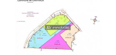 Terrain à Craywick en Nord (59) de 975 m² à vendre au prix de 77900€ - 2