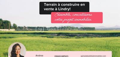 Terrain à Lindry en Yonne (89) de 902 m² à vendre au prix de 39800€ - 1