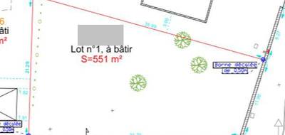 Terrain à Besné en Loire-Atlantique (44) de 551 m² à vendre au prix de 79200€ - 2