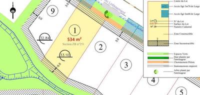 Terrain à Bazouges Cré sur Loir en Sarthe (72) de 534 m² à vendre au prix de 20000€ - 3