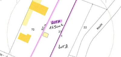 Terrain à Chinon en Indre-et-Loire (37) de 1650 m² à vendre au prix de 22990€ - 2