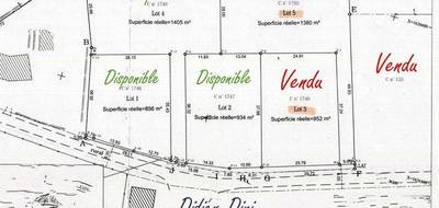 Terrain à Reuilly en Indre (36) de 934 m² à vendre au prix de 23000€ - 3