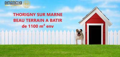 Terrain à Lagny-sur-Marne en Seine-et-Marne (77) de 1100 m² à vendre au prix de 235000€ - 1