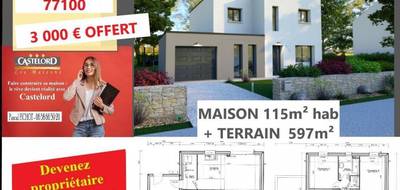 Terrain à Couilly-Pont-aux-Dames en Seine-et-Marne (77) de 595 m² à vendre au prix de 150000€ - 4